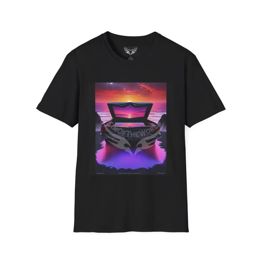 Car Beach Bed - Softstyle T-Shirt Black / XS T-Shirt