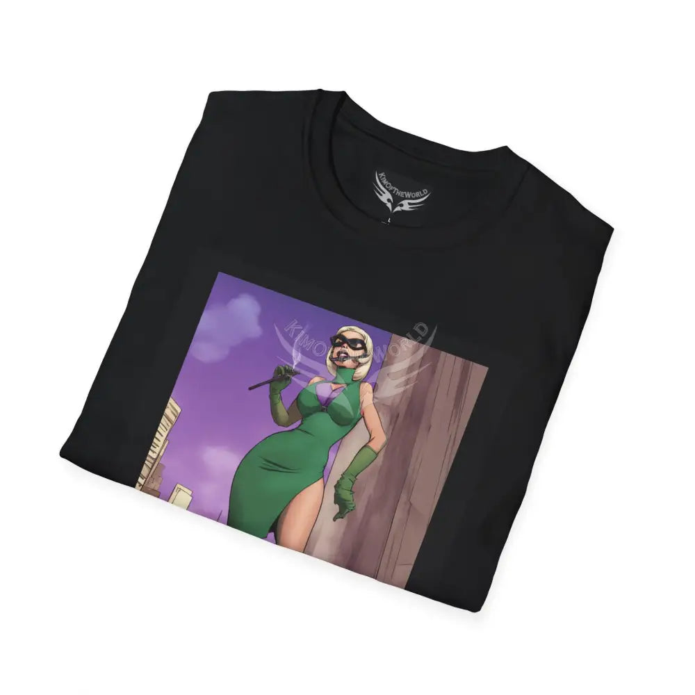 Cartoon Lady Fashion - Softstyle T-Shirt T-Shirt