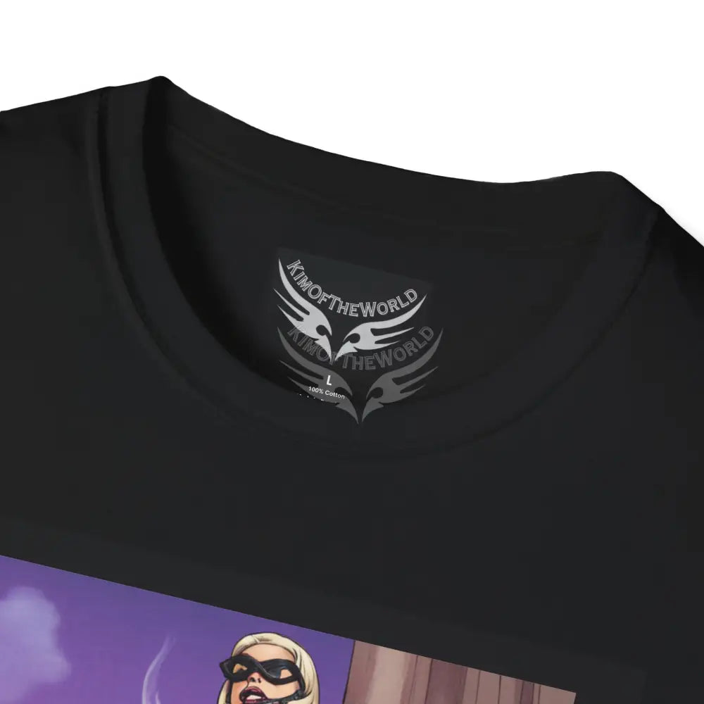 Cartoon Lady Fashion - Softstyle T-Shirt T-Shirt