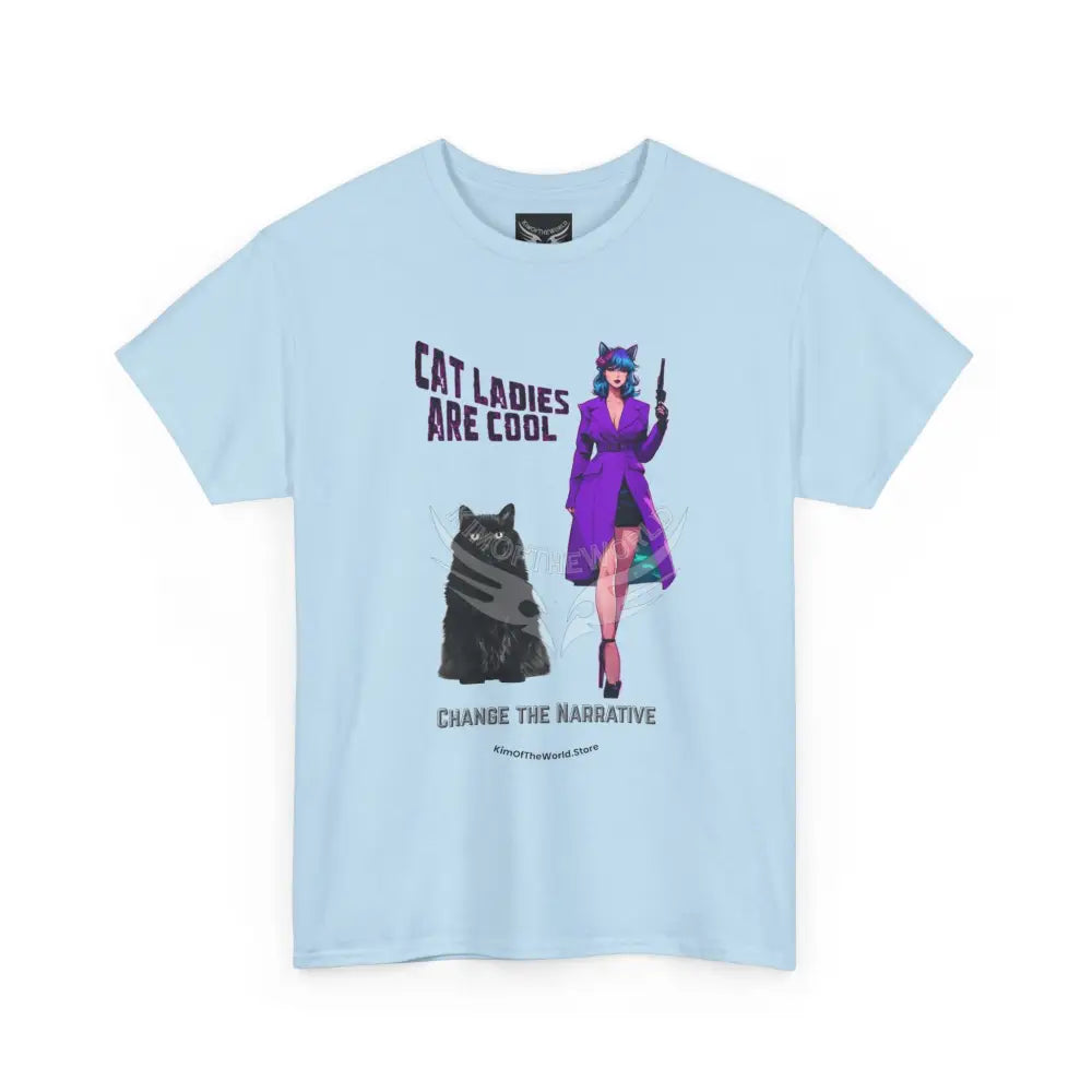 Cat Ladies are Cool Retro Comic Tee - Vintage Cat Lover Graphic T-Shirt T-Shirt