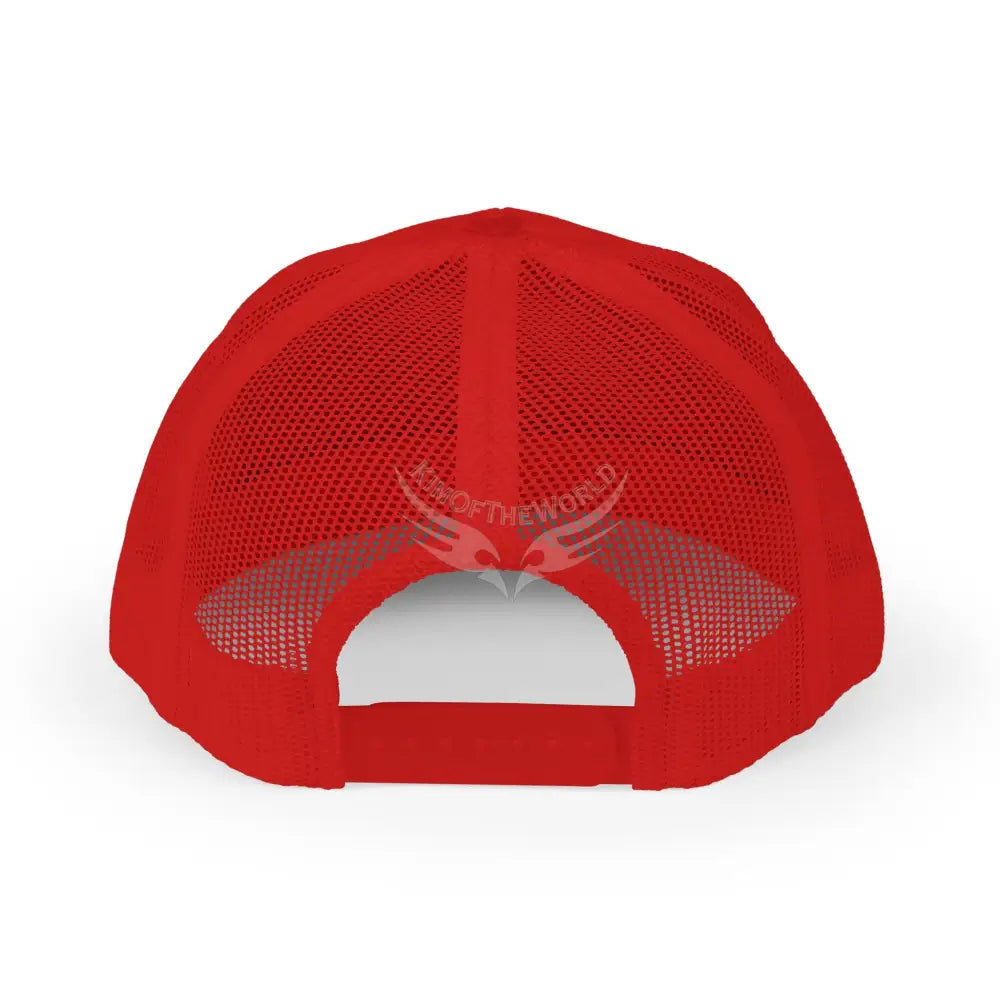 ’Cat Ladies Are Hot’ Snapback Trucker Cap — Retro Cat Lovers’ Hat Red / One size Hats