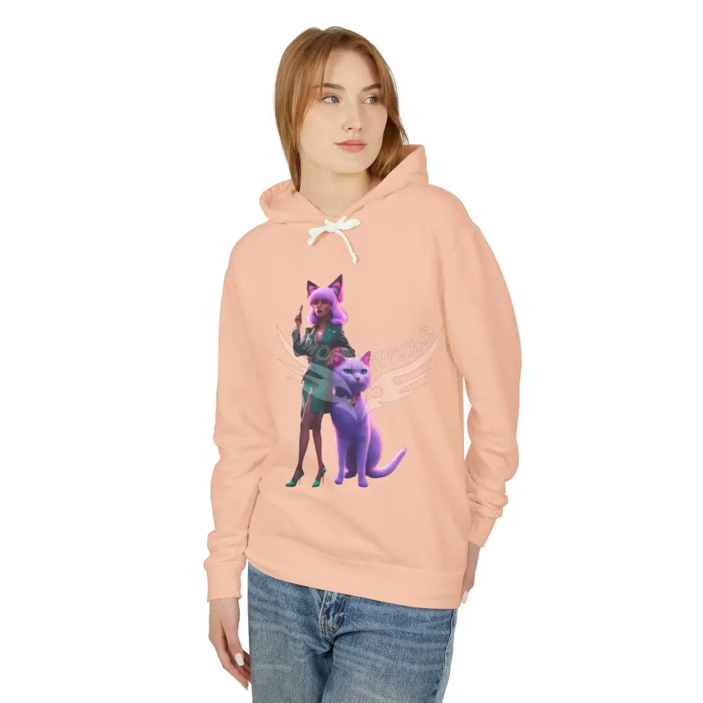 Cat Ladies Are Still Hot Hoodie — Feminine Cat Lady Graphic Sweatshirt Hoodie