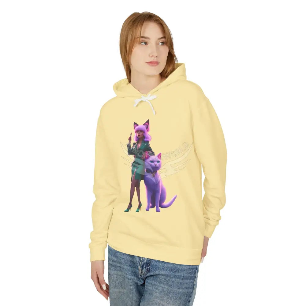 Cat Ladies Are Still Hot Hoodie — Feminine Cat Lady Graphic Sweatshirt Hoodie