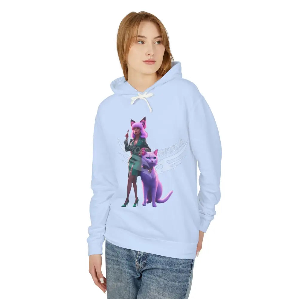 Cat Ladies Are Still Hot Hoodie — Feminine Cat Lady Graphic Sweatshirt Hoodie
