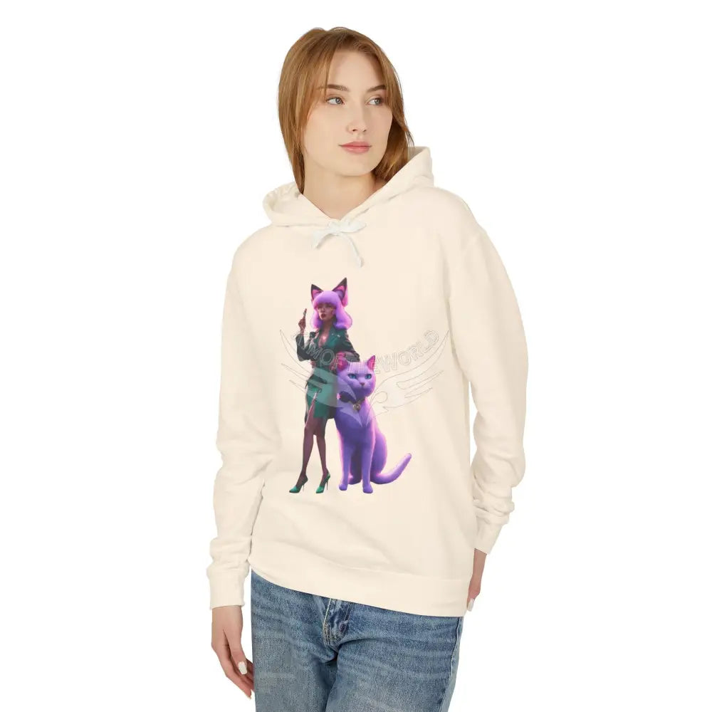 Cat Ladies Are Still Hot Hoodie — Feminine Cat Lady Graphic Sweatshirt Hoodie