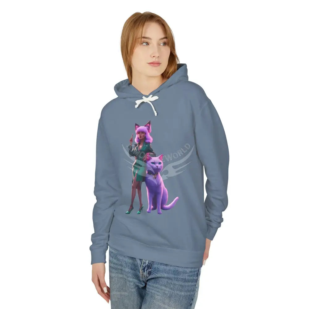 Cat Ladies Are Still Hot Hoodie — Feminine Cat Lady Graphic Sweatshirt Hoodie