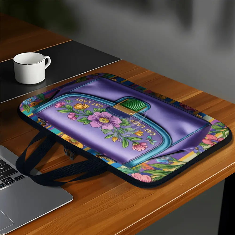Cat Lady 3D Handbag Laptop Bag Computer Bag