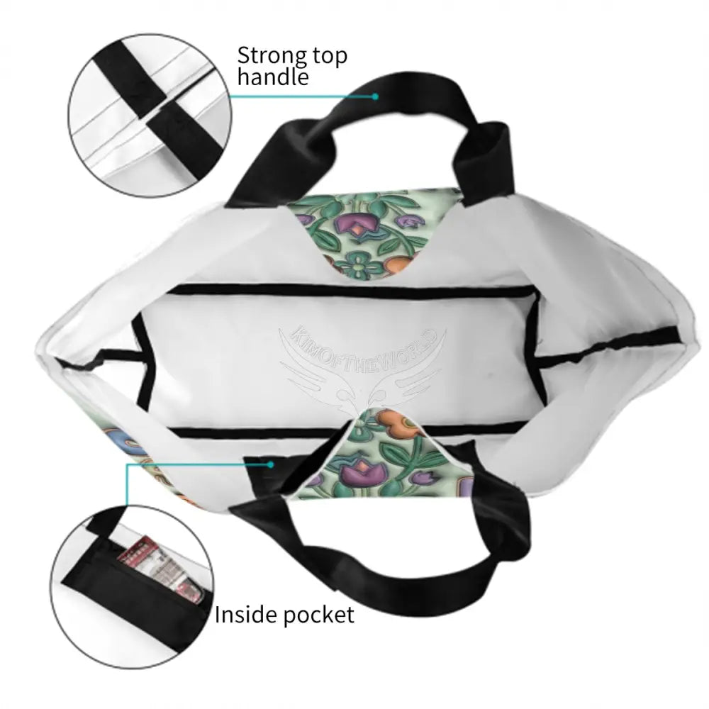 Cat Lady 3D Print Women’s Large Capacity Shoulder Bag 19.7’’x15.7’’x5.9’’ Handbag