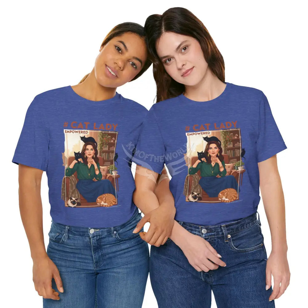 ’#Cat Lady - Empowered’ Tee — Cute Catgirl T-Shirt T-Shirt