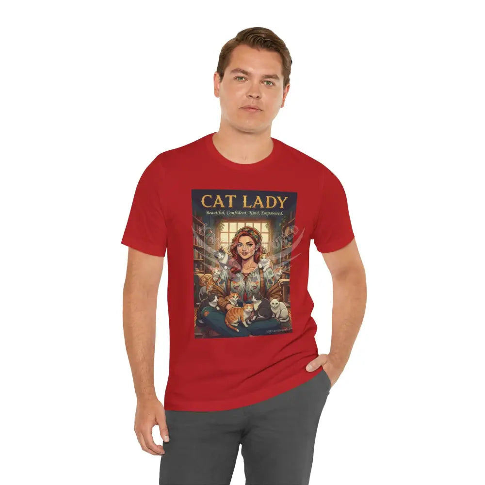 ’Cat Lady - Empowered’ Tee — Cute Catgirl T-Shirt T-Shirt