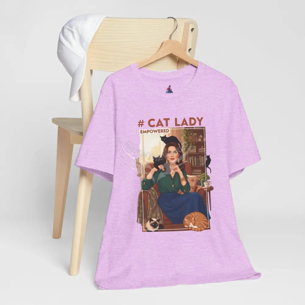 ’#Cat Lady - Empowered’ Tee — Cute Catgirl T-Shirt T-Shirt