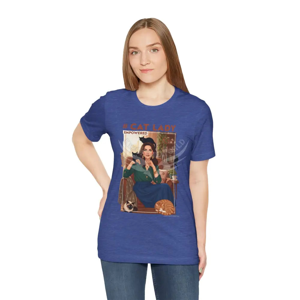 ’#Cat Lady - Empowered’ Tee — Cute Catgirl T-Shirt T-Shirt