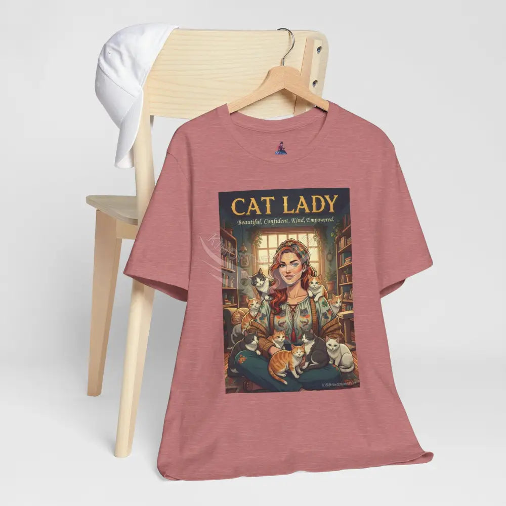 ’Cat Lady - Empowered’ Tee — Cute Catgirl T-Shirt T-Shirt