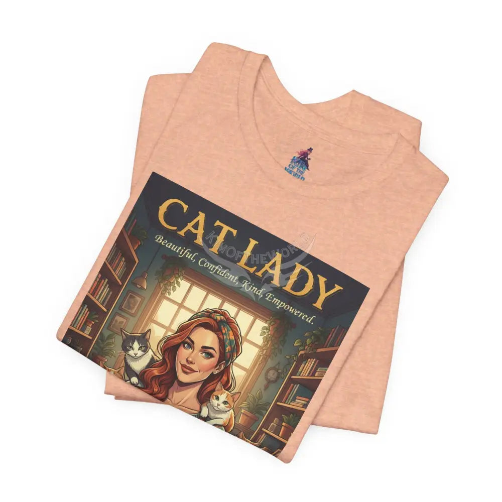 ’Cat Lady - Empowered’ Tee — Cute Catgirl T-Shirt T-Shirt
