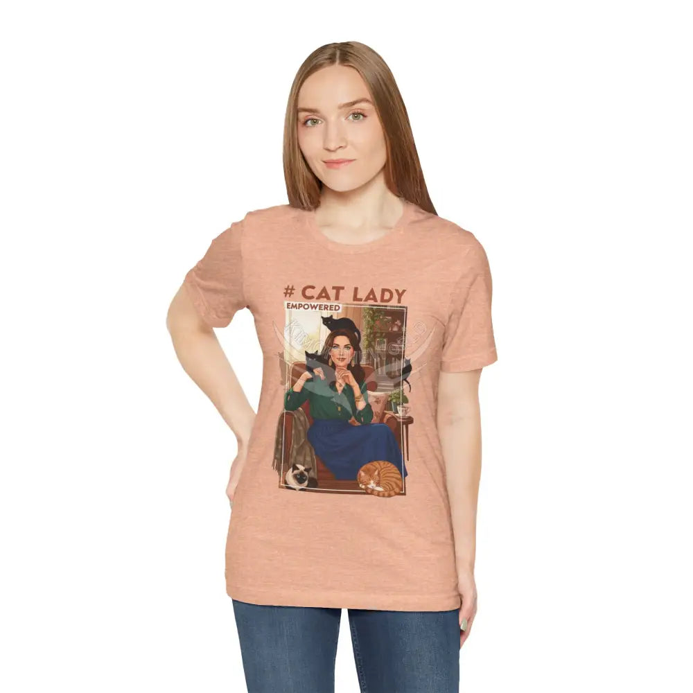 ’#Cat Lady - Empowered’ Tee — Cute Catgirl T-Shirt T-Shirt