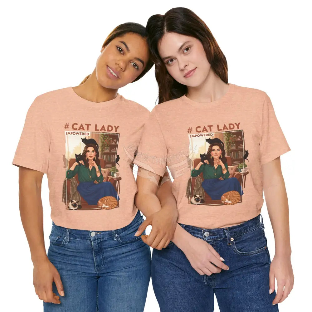’#Cat Lady - Empowered’ Tee — Cute Catgirl T-Shirt T-Shirt