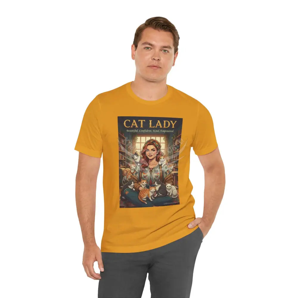 ’Cat Lady - Empowered’ Tee — Cute Catgirl T-Shirt T-Shirt