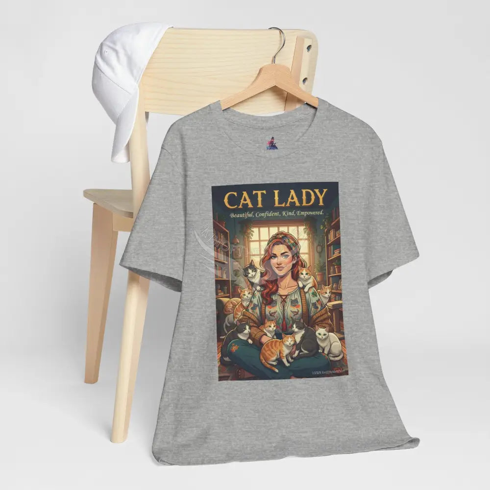 ’Cat Lady - Empowered’ Tee — Cute Catgirl T-Shirt T-Shirt