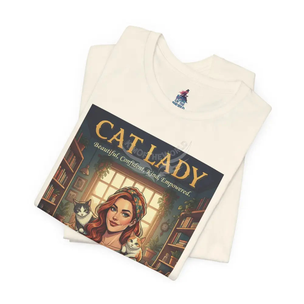 ’Cat Lady - Empowered’ Tee — Cute Catgirl T-Shirt T-Shirt