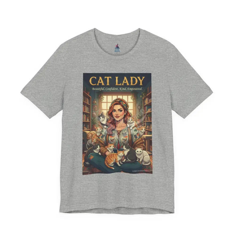’Cat Lady - Empowered’ Tee — Cute Catgirl T-Shirt T-Shirt
