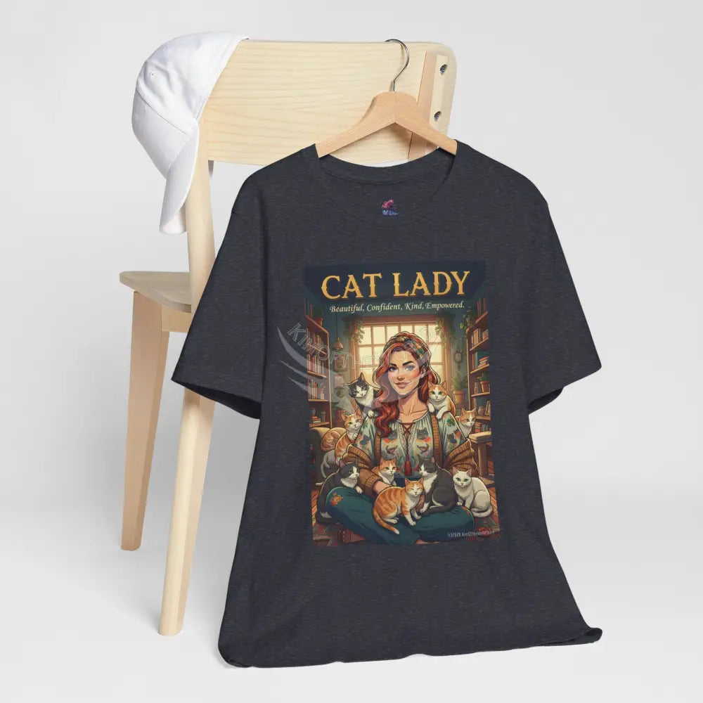 ’Cat Lady - Empowered’ Tee — Cute Catgirl T-Shirt T-Shirt