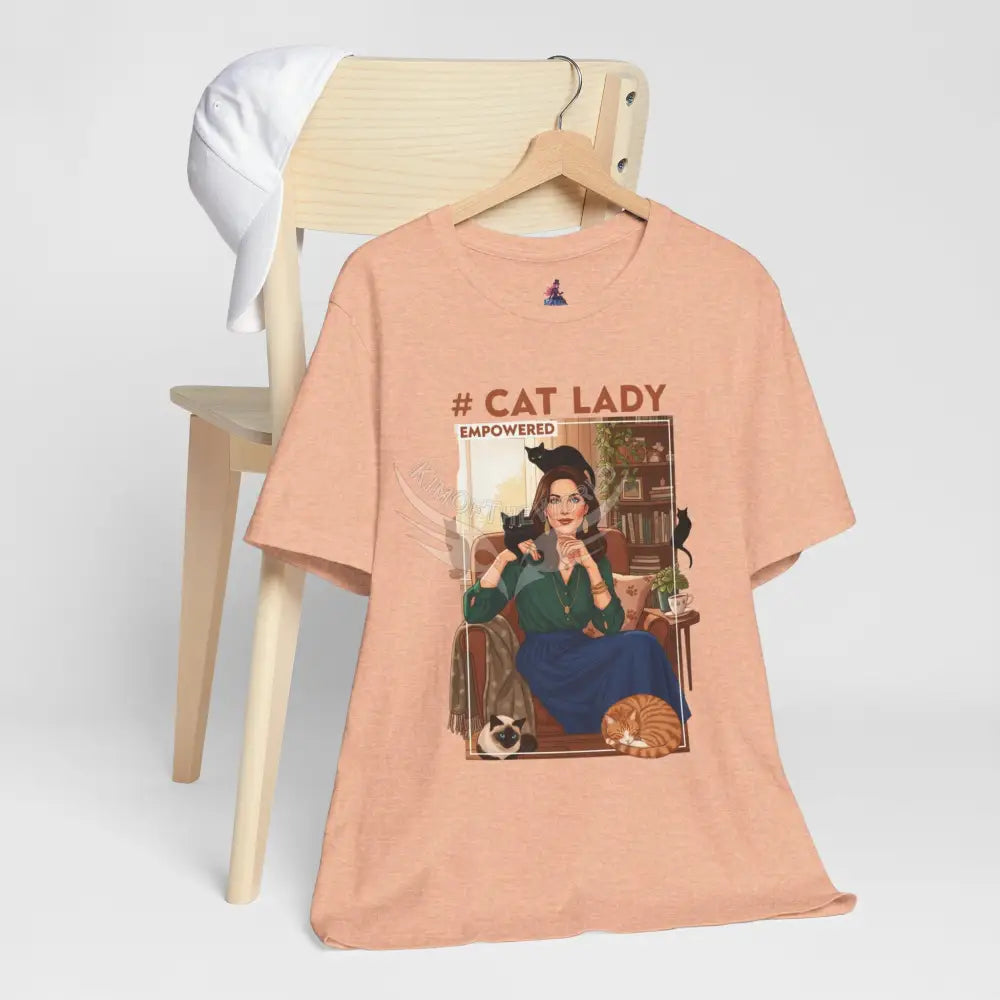’#Cat Lady - Empowered’ Tee — Cute Catgirl T-Shirt T-Shirt