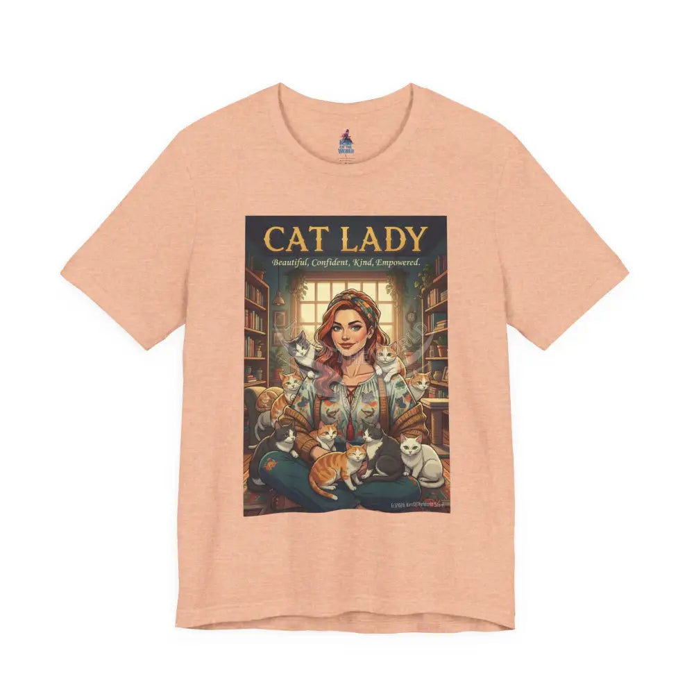 ’Cat Lady - Empowered’ Tee — Cute Catgirl T-Shirt T-Shirt