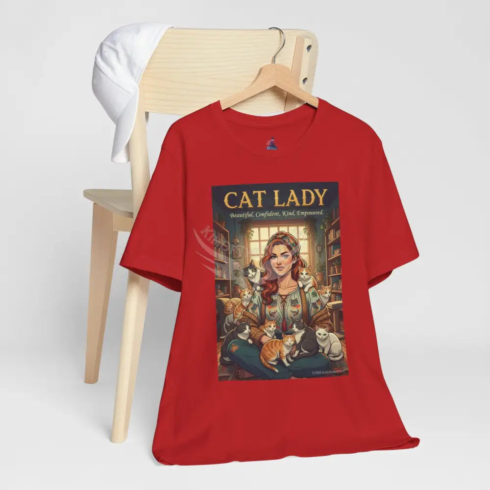 ’Cat Lady - Empowered’ Tee — Cute Catgirl T-Shirt T-Shirt