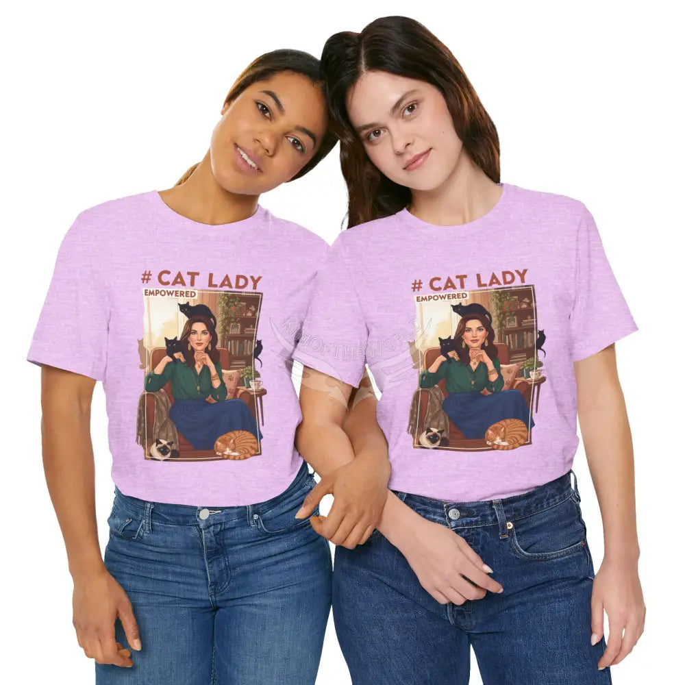 ’#Cat Lady - Empowered’ Tee — Cute Catgirl T-Shirt T-Shirt