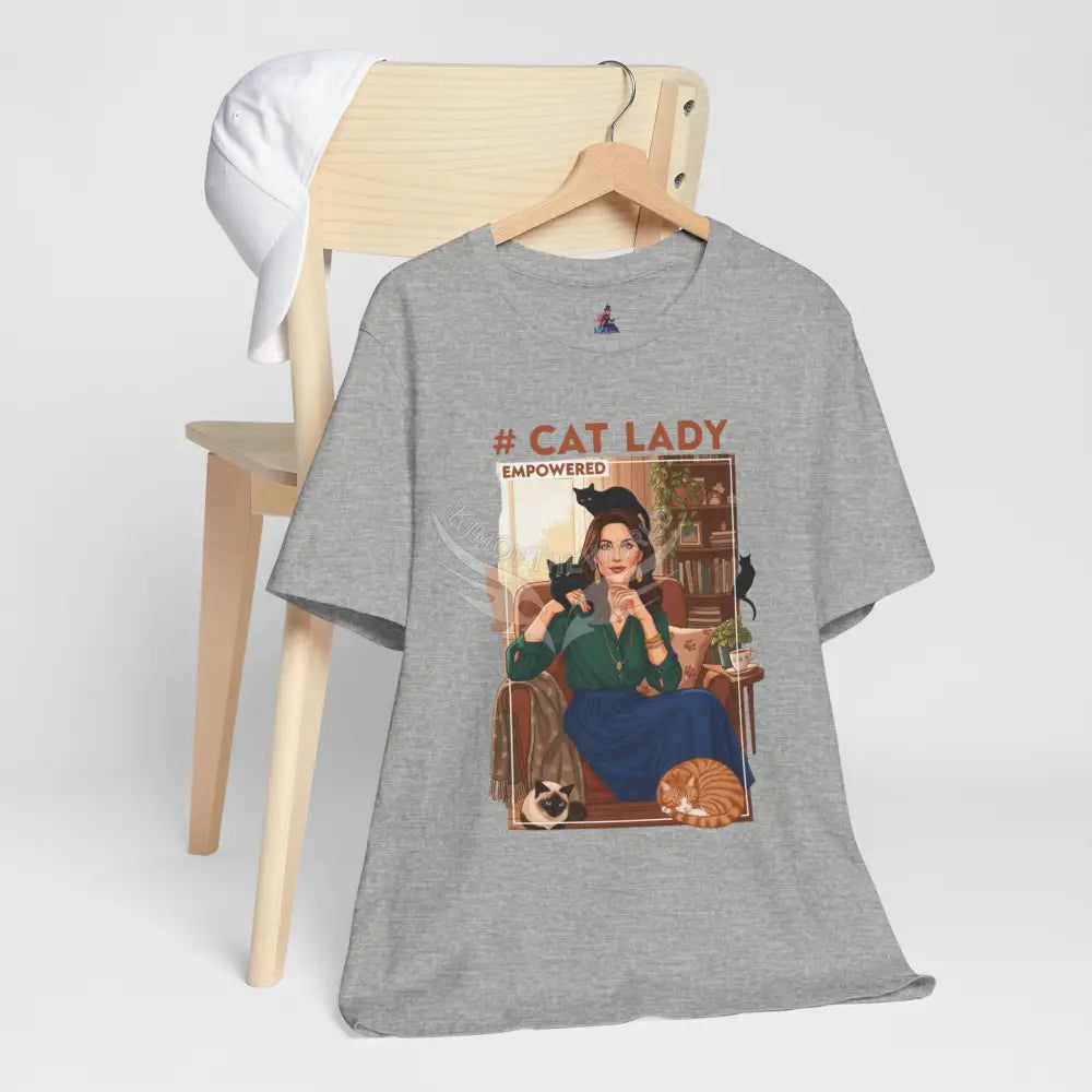 ’#Cat Lady - Empowered’ Tee — Cute Catgirl T-Shirt T-Shirt