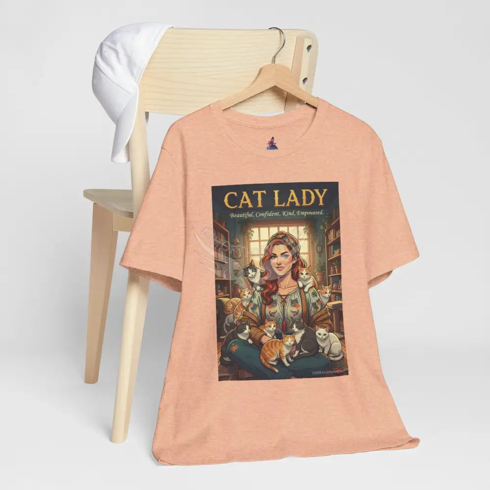 ’Cat Lady - Empowered’ Tee — Cute Catgirl T-Shirt T-Shirt