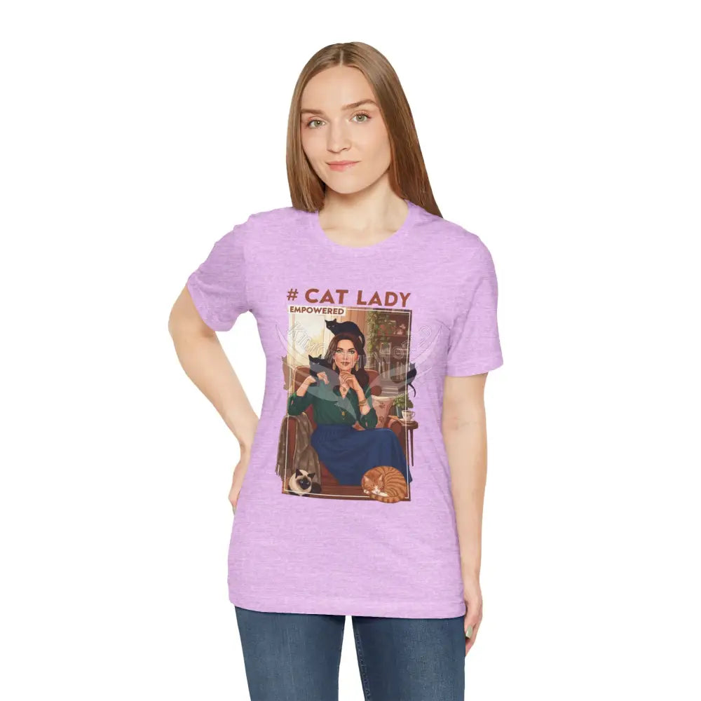 ’#Cat Lady - Empowered’ Tee — Cute Catgirl T-Shirt T-Shirt
