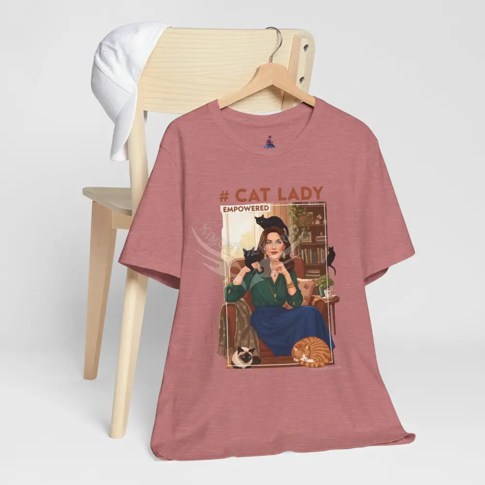 ’#Cat Lady - Empowered’ Tee — Cute Catgirl T-Shirt T-Shirt