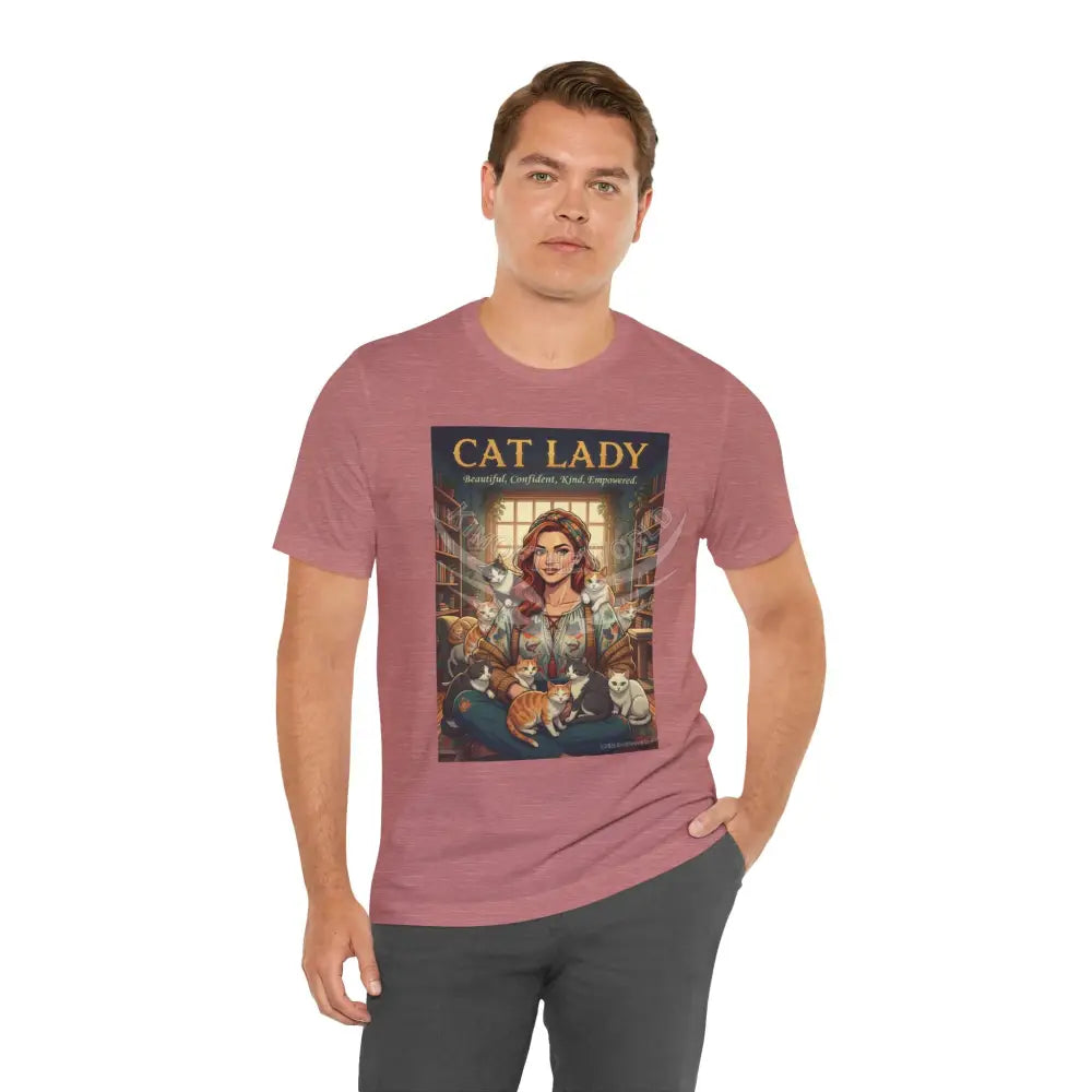 ’Cat Lady - Empowered’ Tee — Cute Catgirl T-Shirt T-Shirt