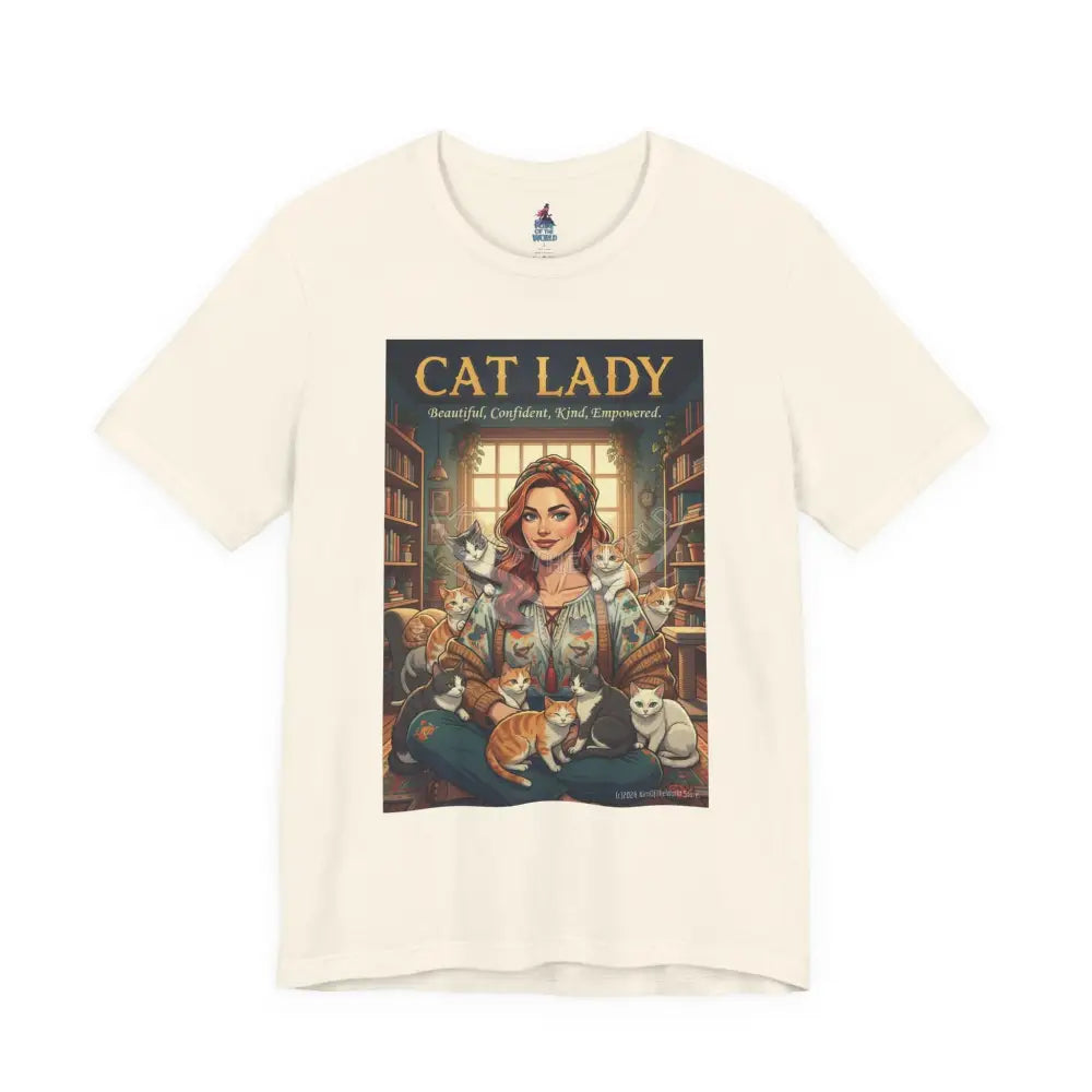 ’Cat Lady - Empowered’ Tee — Cute Catgirl T-Shirt T-Shirt