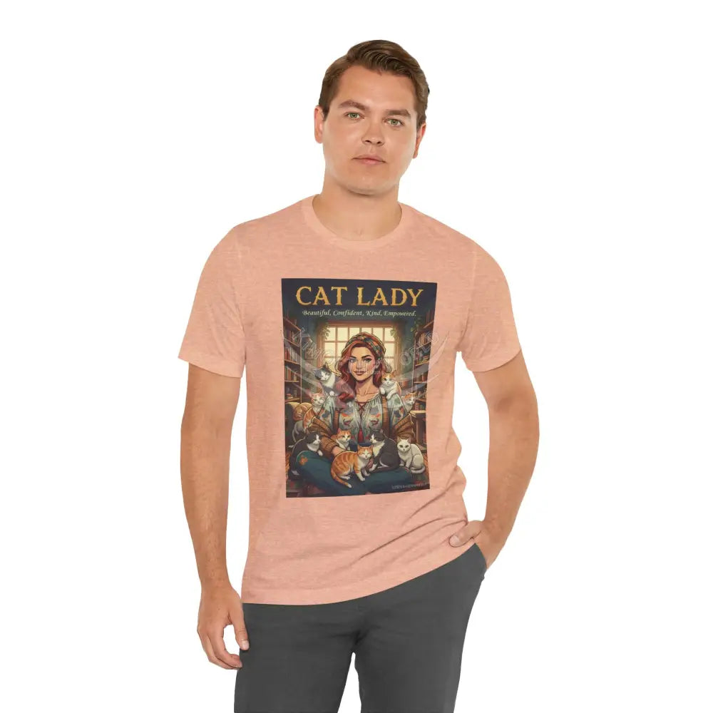 ’Cat Lady - Empowered’ Tee — Cute Catgirl T-Shirt T-Shirt
