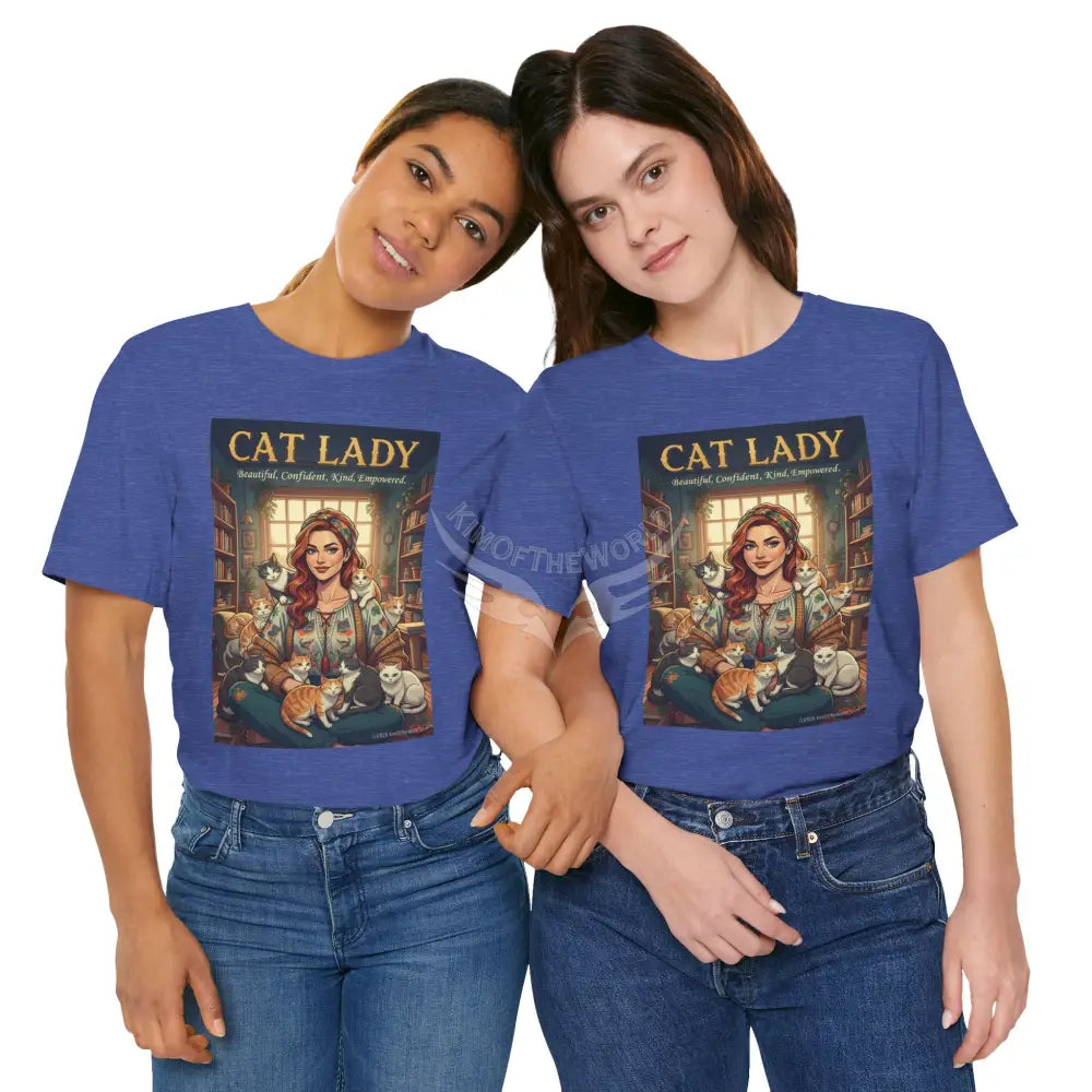 ’Cat Lady - Empowered’ Tee — Cute Catgirl T-Shirt T-Shirt