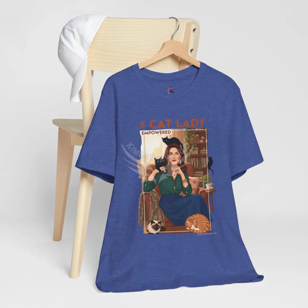 ’#Cat Lady - Empowered’ Tee — Cute Catgirl T-Shirt T-Shirt