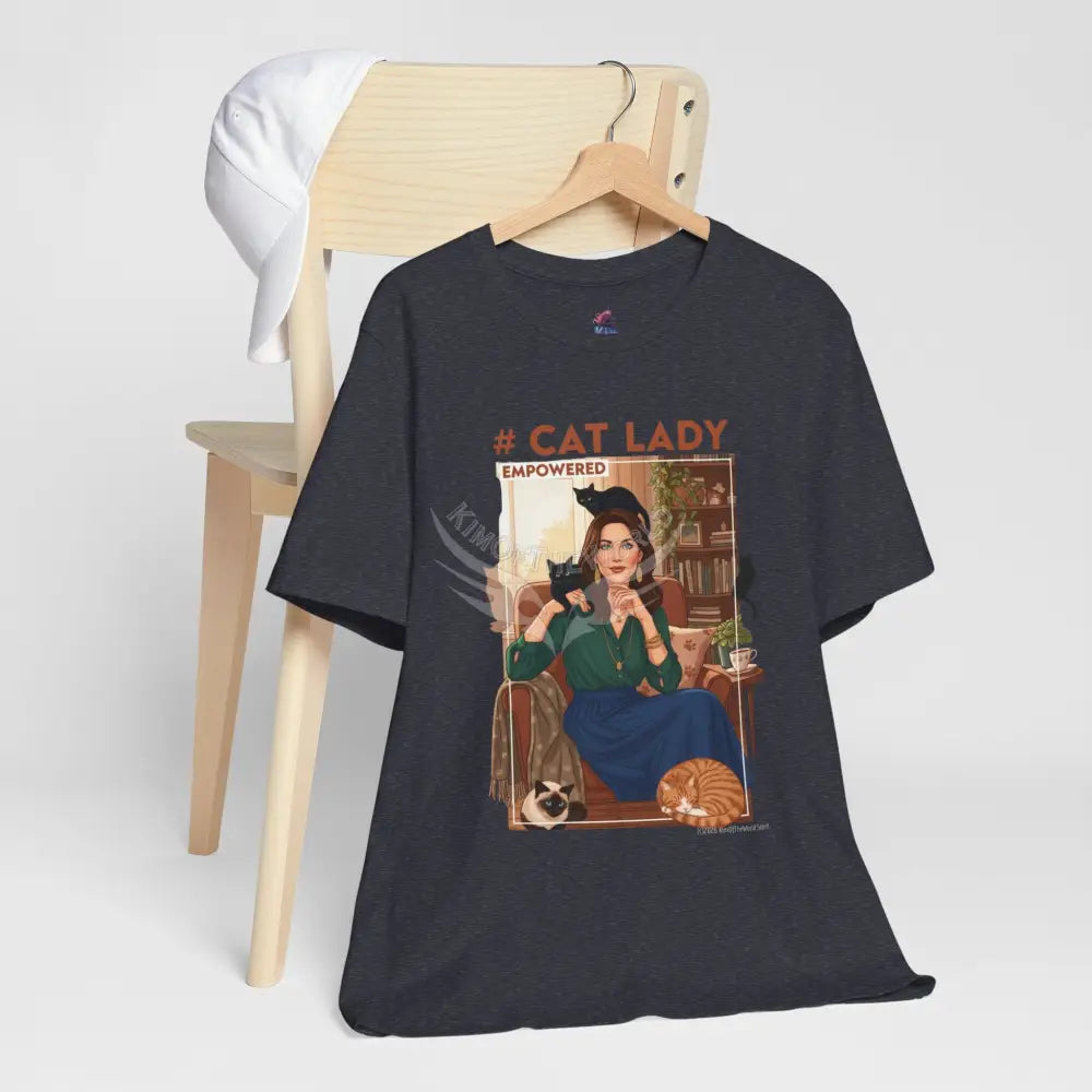 ’#Cat Lady - Empowered’ Tee — Cute Catgirl T-Shirt T-Shirt