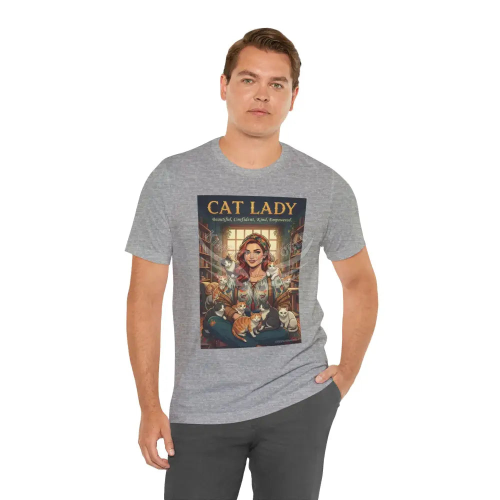 ’Cat Lady - Empowered’ Tee — Cute Catgirl T-Shirt T-Shirt