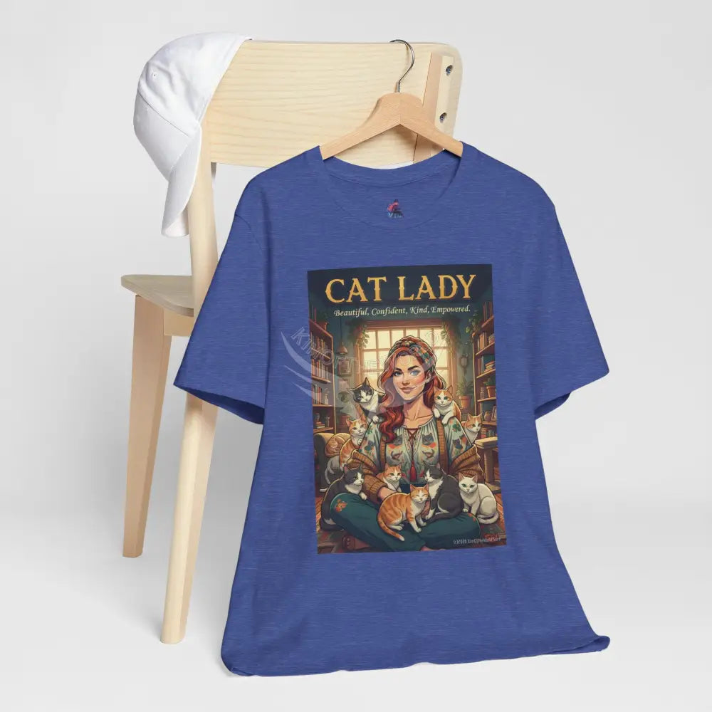 ’Cat Lady - Empowered’ Tee — Cute Catgirl T-Shirt T-Shirt