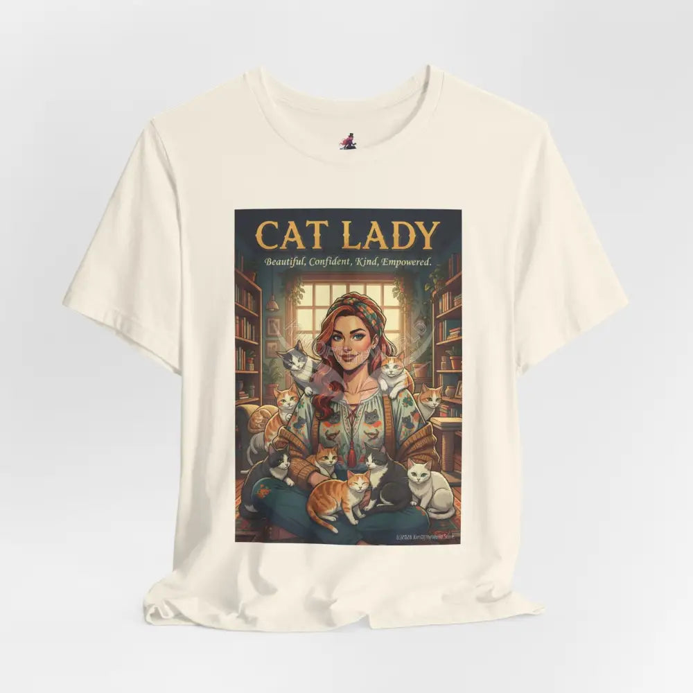 ’Cat Lady - Empowered’ Tee — Cute Catgirl T-Shirt T-Shirt