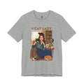 ’#Cat Lady - Empowered’ Tee — Cute Catgirl T-Shirt S / Athletic Heather T-Shirt