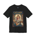 ’Cat Lady - Empowered’ Tee — Cute Catgirl T-Shirt XS / Black T-Shirt