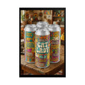 ’Cat Lady’ Faux Hippie Brands Drink Cans - Rolled Poster Poster