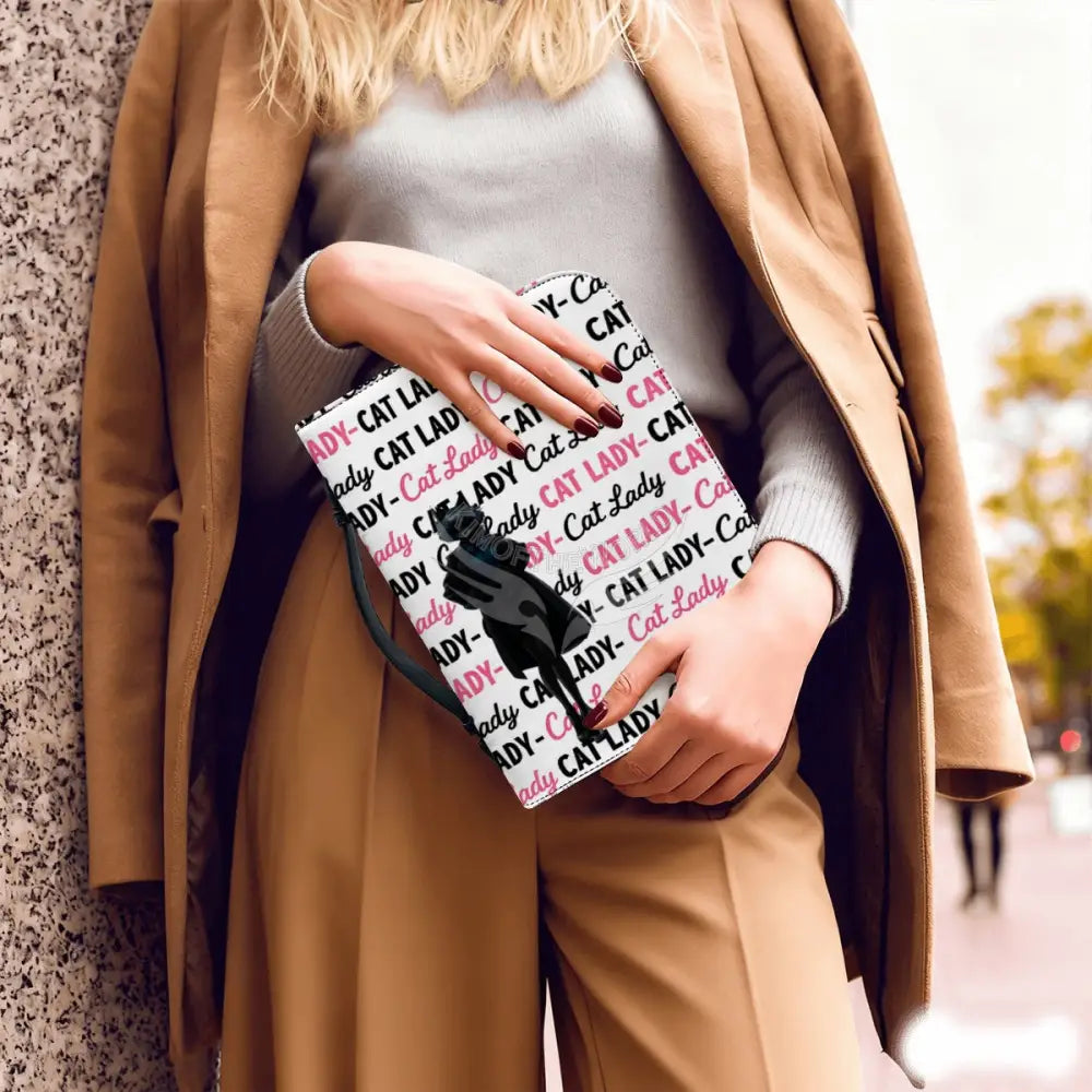 Cat Lady Leather Book/Bible Cover Storage Products