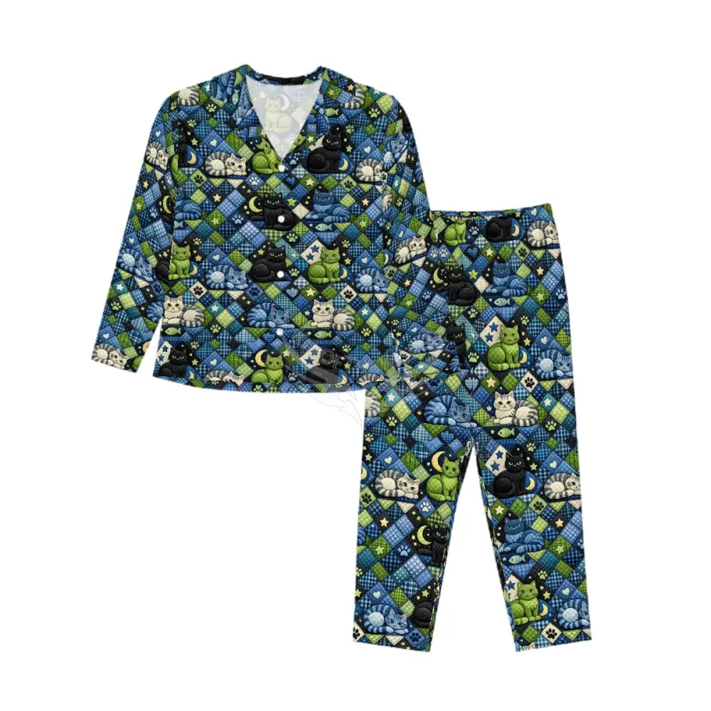 Long Sleeved Pajamas for Women Set Customized Services S Women’s Pajamas