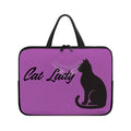 Cat Lady Silhouette Laptop Bag 10’’ Computer Bag