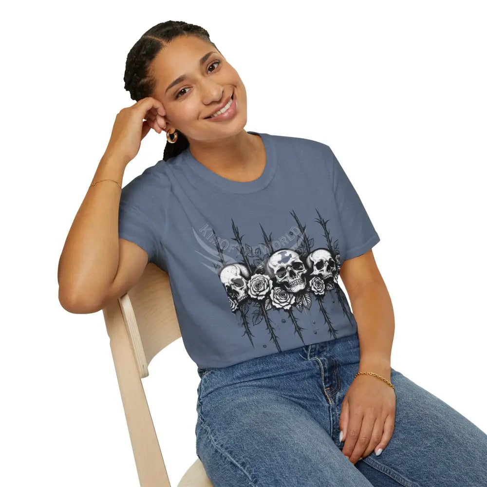 Celtic Skull Tattoo T-Shirt — Celtic Skull Artwork Tee T-Shirt