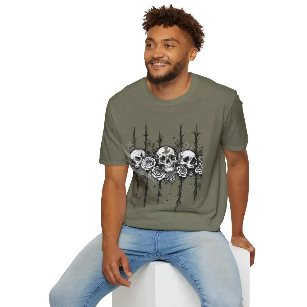 Celtic Skull Tattoo T-Shirt — Celtic Skull Artwork Tee T-Shirt